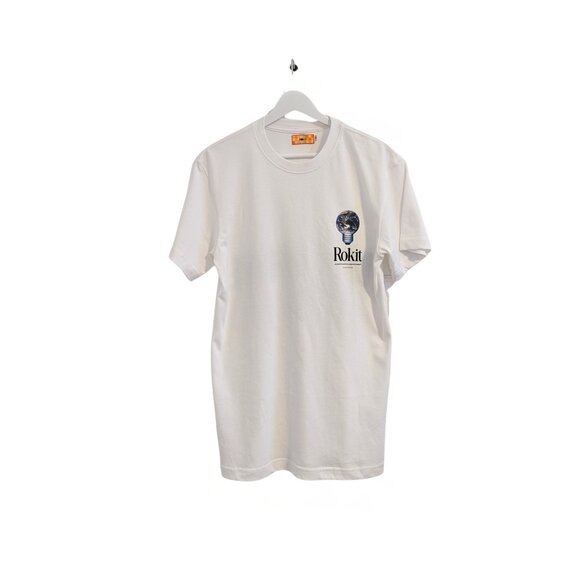 ROKIT Graphic Short Sleeve Tee White Size S NWT Made in USA - Picture 2 of 8